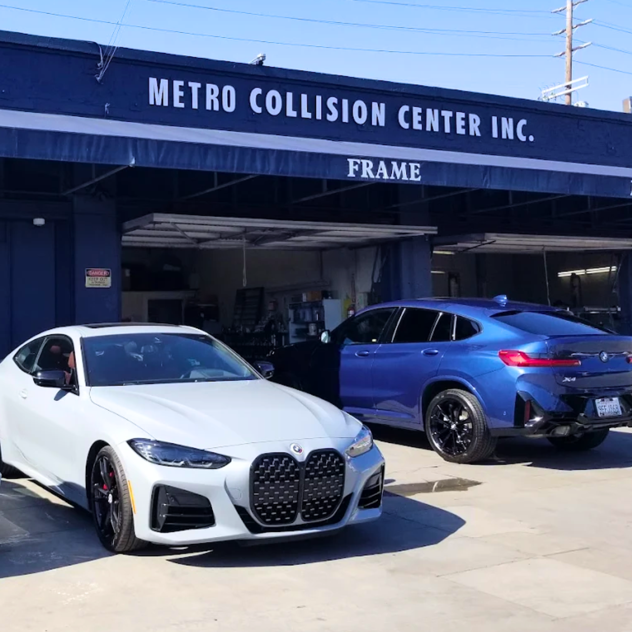 metro collision center front view